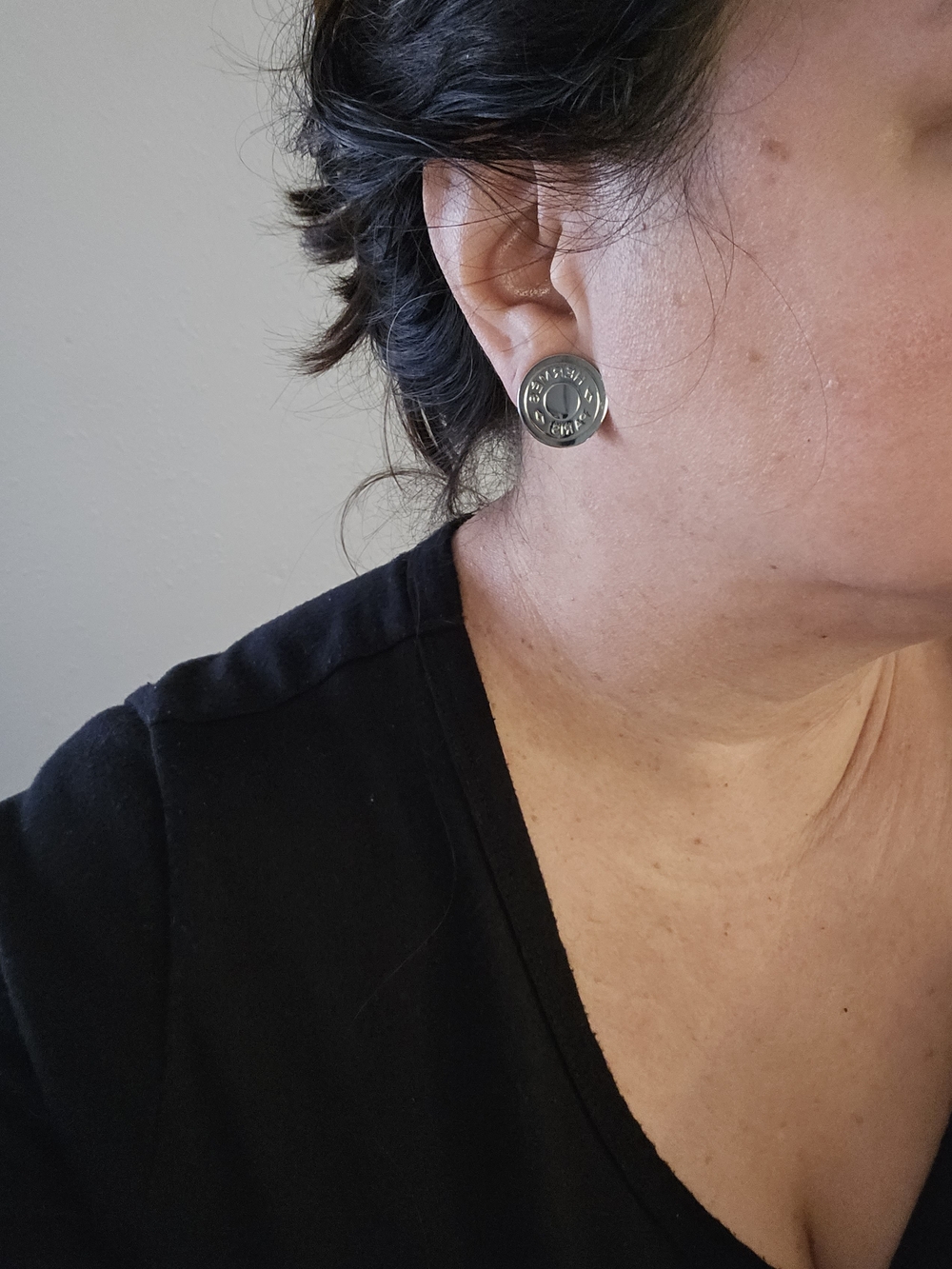 Hermès Silver-Tone Clip-On Earrings. - Picture 3 of 5